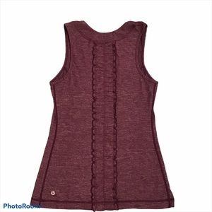 Lululemon Ruffle Back Tank Top